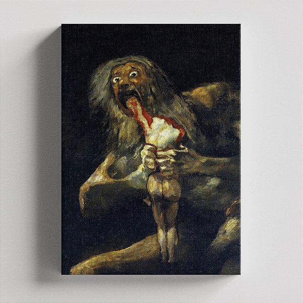 Quadro Canvas Saturn Devouring His Son