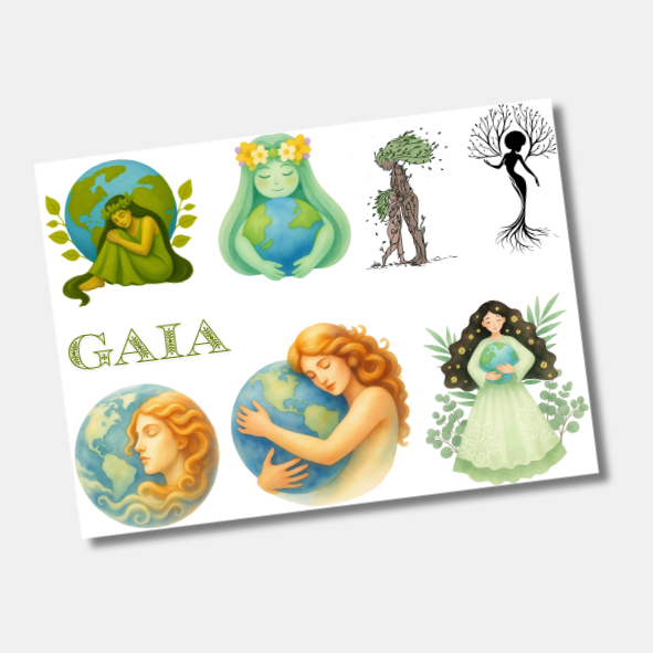 DTF UV Tamanho A5 (21x15cm) - Gaia