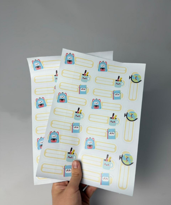 Adesivos Stickers Etiqueta Escolar - 42 unidades