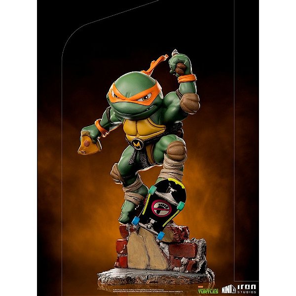 Estátua Michelangelo - TMNT - MiniCO - Iron Studios