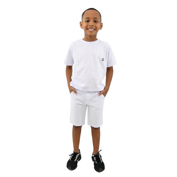 BERMUDA COLOR JUVENIL COM BOLSO EMBUTIDO MASCULINA