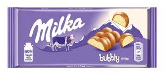 MILKA BUBBLY WHITE 95GR - ALEMANHA