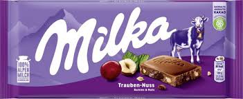 MILKA RAISINS & NUTS 100GR - ALEMANHA