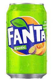 REFRIGERANTE FANTA EXOTIC 330ML - ALEMANHA