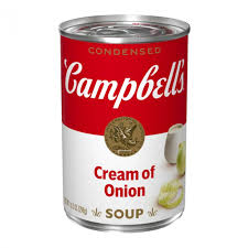 CAMPBELLS CREAM OF ONION SOUP 298GR - EUA