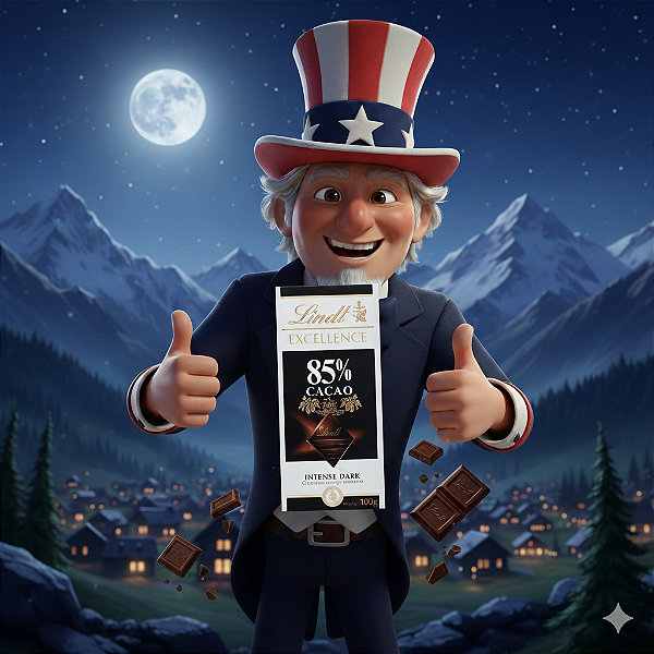 LINDT EXCELLENCE 85% RICH DARK 100GR - FRANÇA