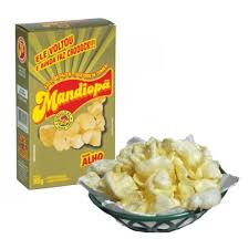 Mandiopã Snack Salgado Sabor Alho 80g - Brasil
