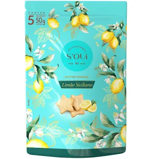 Biscoito Butter Cookies Limão Siciliano 250g