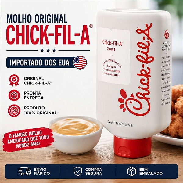 Molho CHICK-FIL-A 709ml Original - EUA