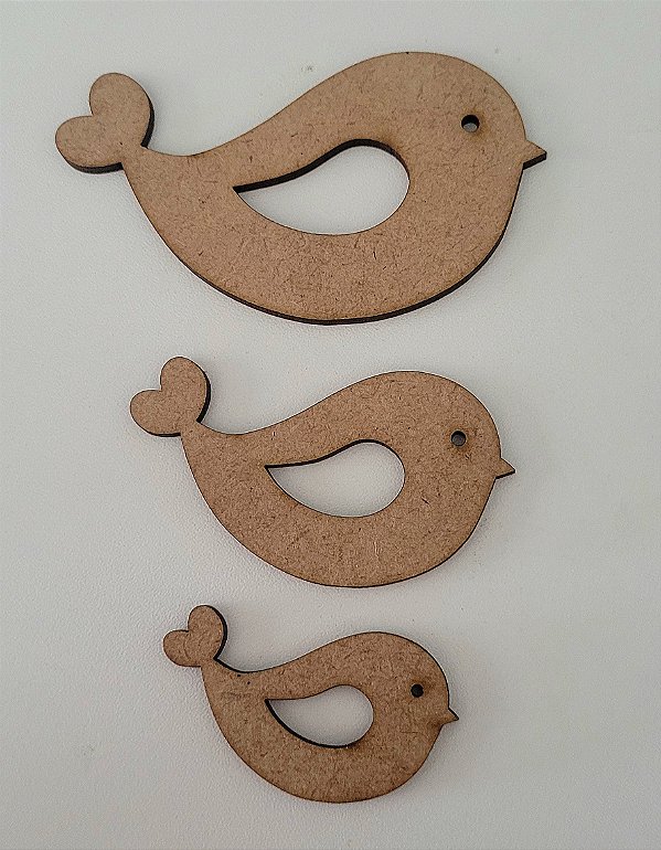 Aplique trio passarinho mod 2