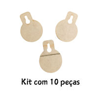gancho em MDF (pequeno) 10 peças