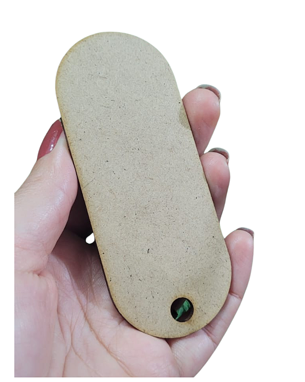 Marcador de paginas - modelo oval 10 cm - 20 peças