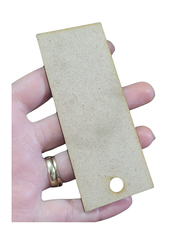 Marcador de paginas - modelo retangular 10 cm - 20 peças
