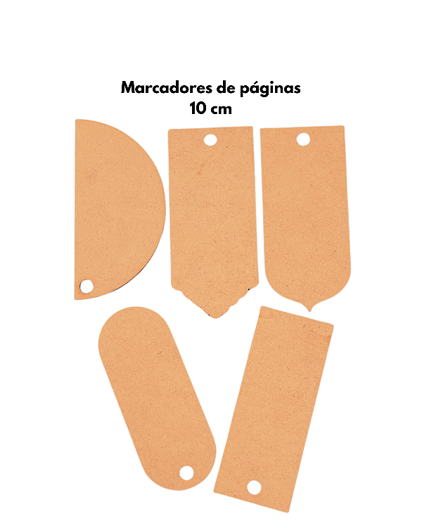 Marcador de paginas - modelo variado 10 cm - 25 peças