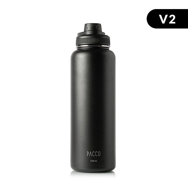 Garrafa Térmica Hydra V2 1200ml - Preta - PACCO