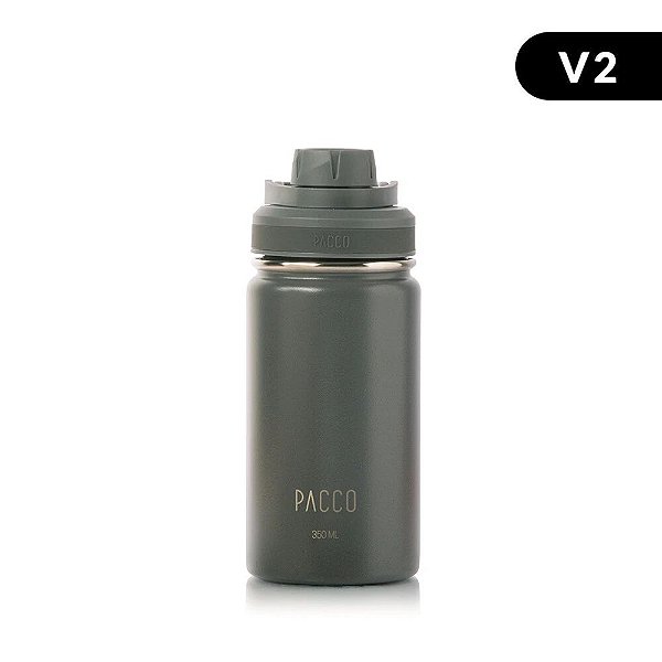 Garrafa Térmica Hydra V2 350ml - Cinza - PACCO