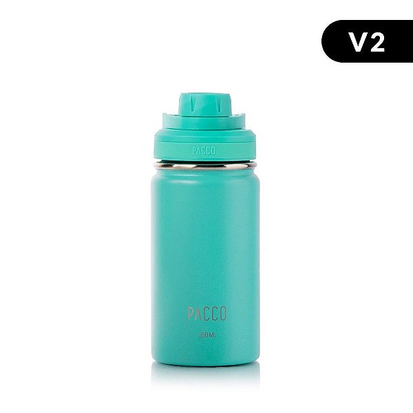 Garrafa Térmica Hydra V2 350ml - Turquesa - PACCO
