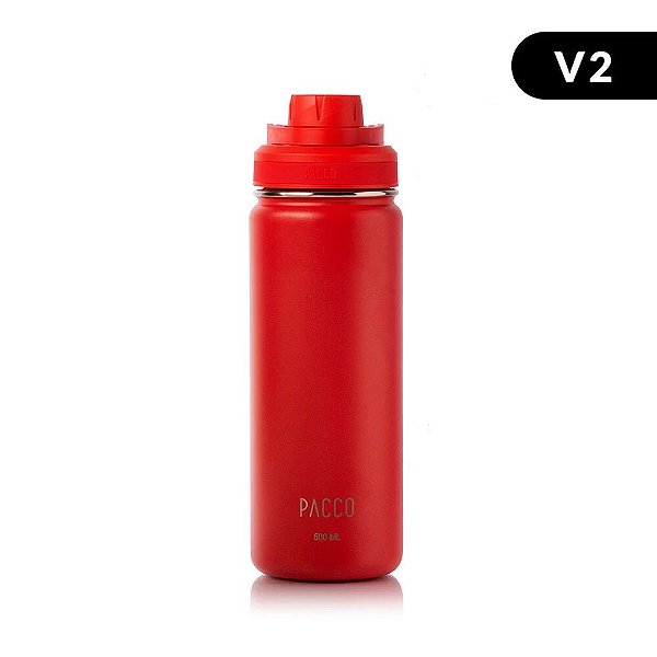 Garrafa Térmica Hydra V2 500ml - Vermelha - PACCO