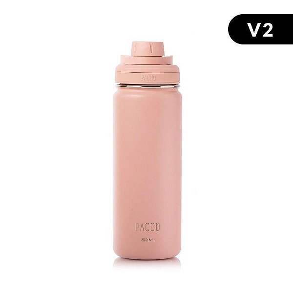Garrafa Térmica Hydra V2 500ml - Rosé - PACCO