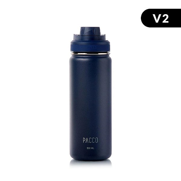 Garrafa Térmica Hydra V2 500ml - Azul Marinho - PACCO