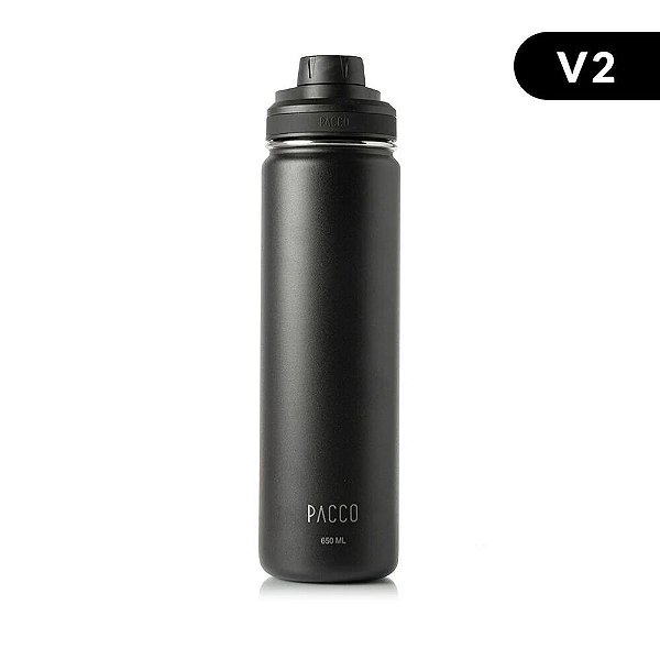 Garrafa Térmica Hydra V2 650ml - Preta - PACCO