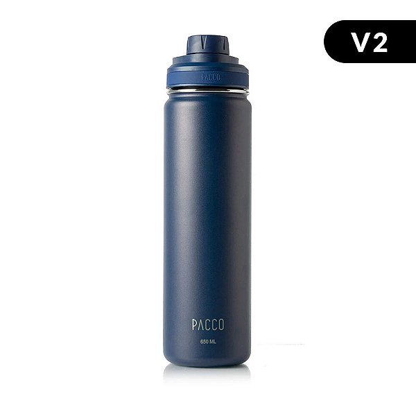 Garrafa Térmica Hydra V2 650ml - Azul Marinho - PACCO