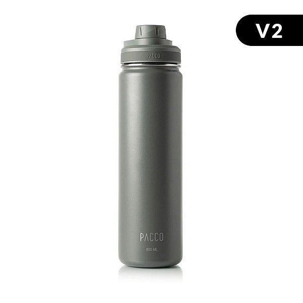 Garrafa Térmica Hydra V2 650ml - Cinza - PACCO