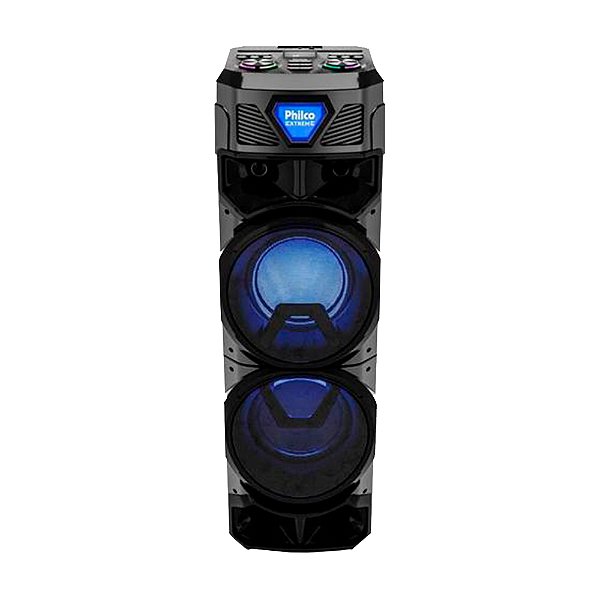 Caixa de som Amplificada Philco PCX21000  Exbass Bluetooh LED - 2100W
