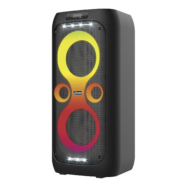 Caixa de Som Ssound Vegas 2 Portatil Preto LED Bluetooth TWS - 700w