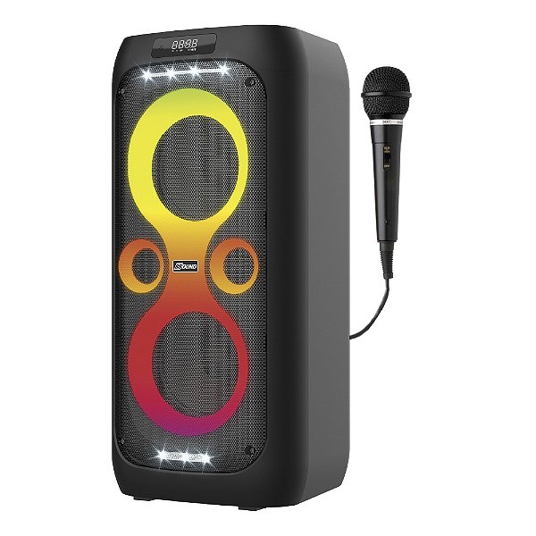 Caixa de Som Ssound Vegas 2 Portatil LED Bluetooth TWS 700w - 1 Mic