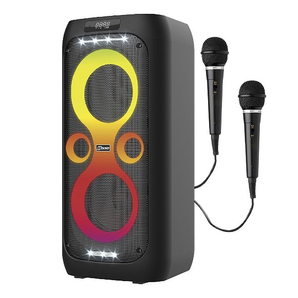 Caixa de Som Ssound Vegas 2 Portatil LED Bluetooth TWS 700w - 2 Mic