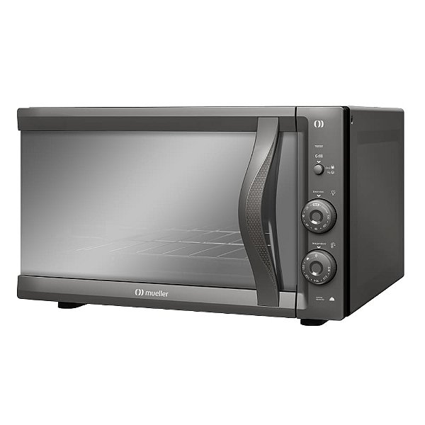 Forno Elétrico de Bancada Mueller MFB50F Espelhado 50L Vidro Duplo-220v