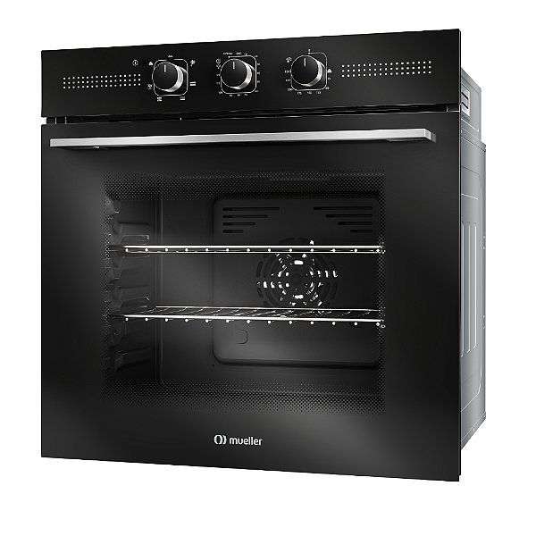 Forno Elétrico de Embutir Mueller 70 Litros Preto Função Fryer MFE70K - 220V