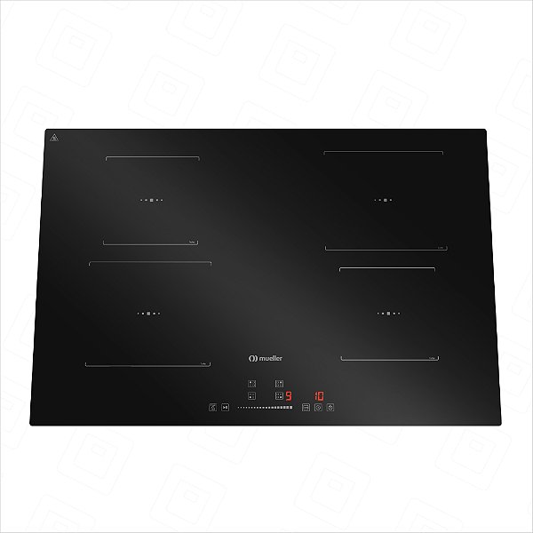 Cooktop de Indução 4 Bocas  Mueller com Superturbo Preto MCN4BL - 220V