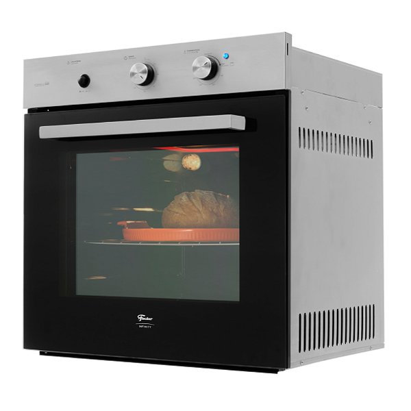 Forno de Embutir Fischer Infinity 78 Litros á Gás Com Grill Inox -127v
