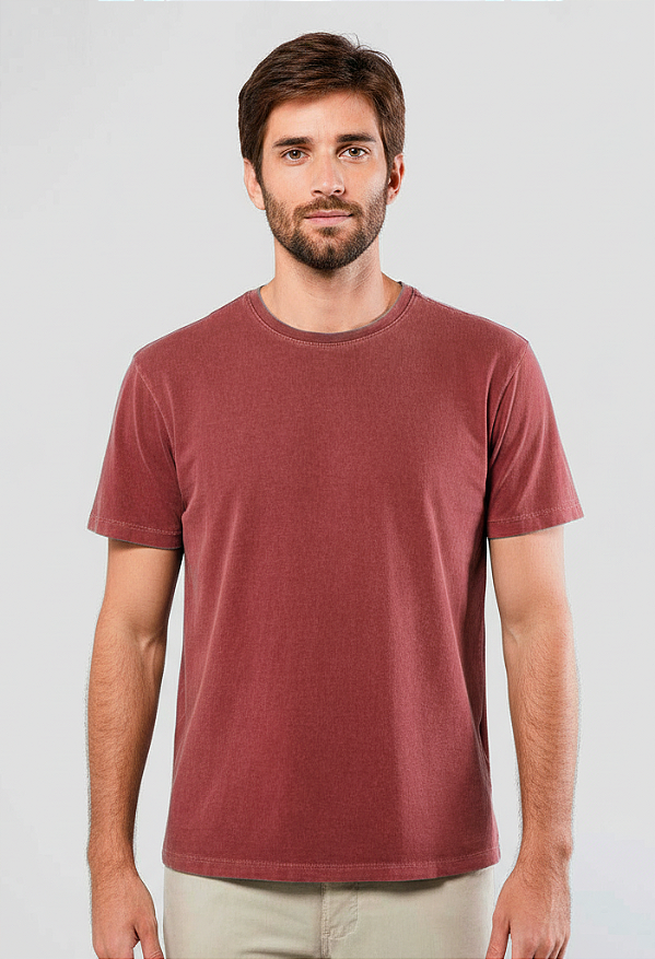 Camiseta Estonada Terracota