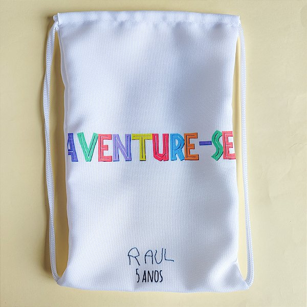 KIT 15 MOCHILINHAS PERSONALIZADAS