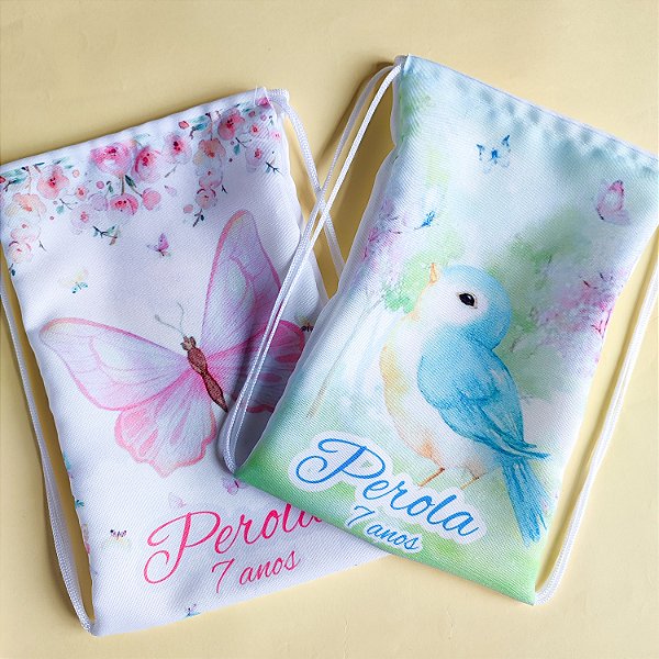 KIT 25 MOCHILINHAS PERSONALIZADAS