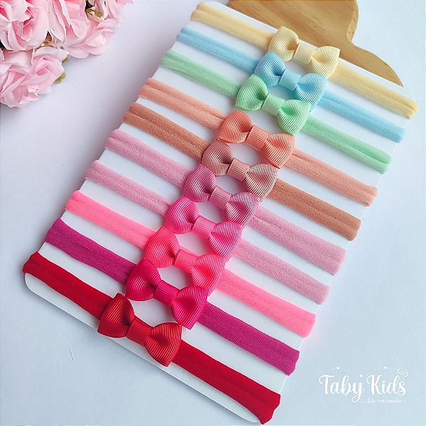 Kit 10 LAÇOS GRAVATINHA P Faixinha