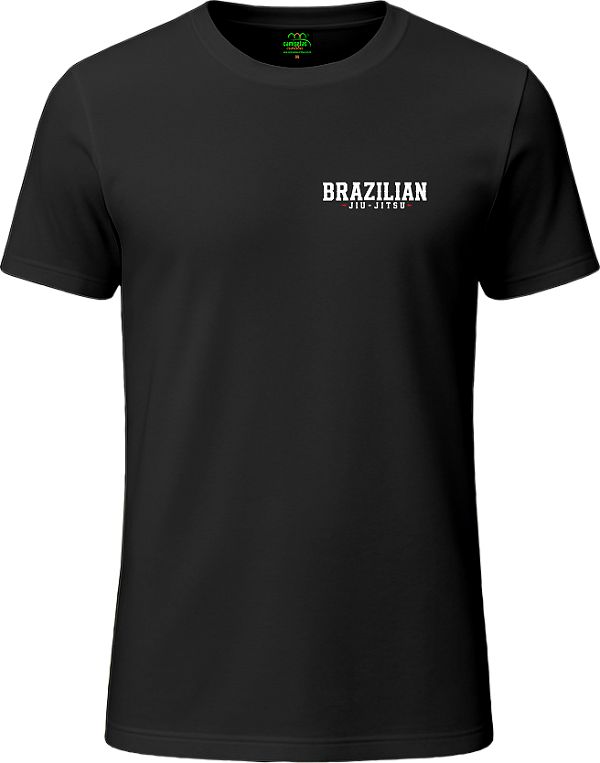 Jiu Jitsu - Camiseta 100% Algodão PRETA