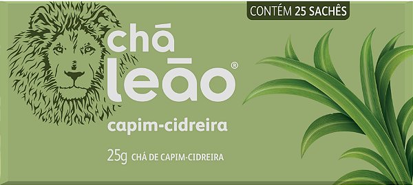 Chá Leão Capim-Cidreira 25g em sachês - 25 Unidades
