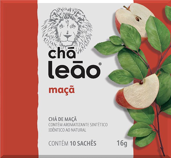 Chá Leão Maçã - 10 Sachês