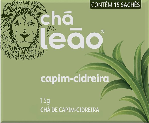 Chá Leão Capim-Cidreira 15g em sachês - 15 Unidades