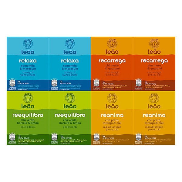 Combo Leão Funcionais: 80 Sachês