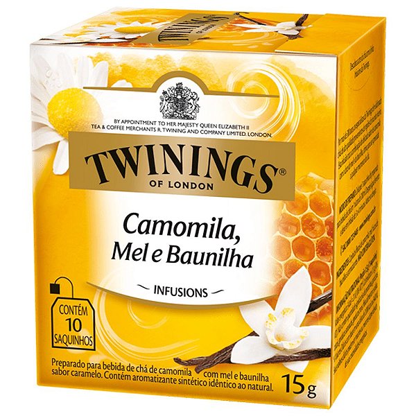 Chá de Camomila, Mel e Baunilha Twinings - 15g / 10 sachês
