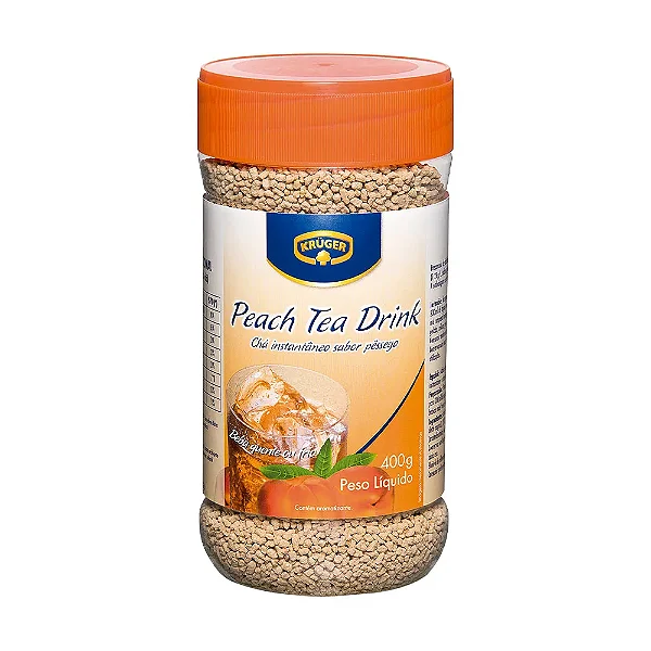 Chá Importado Solúvel Sabor Pêssego Krüger 400g