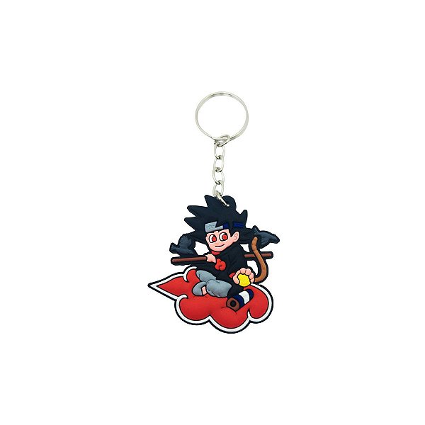 Chaveiro de Borracha Geek Goku Akatsuki