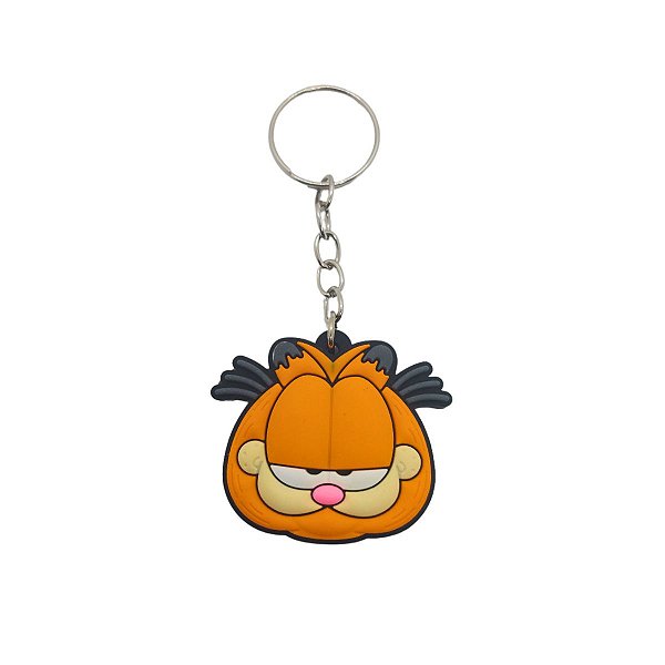 Chaveiro de Borracha Geek Garfield III