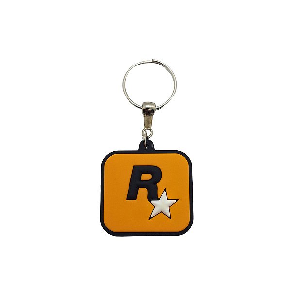 Chaveiro de Borracha Geek Rockstar Games
