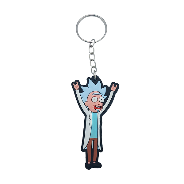 Chaveiro de Borracha Rick Sanchez III